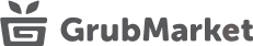 grubmarket logo in grayscale